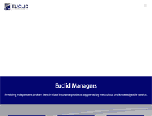 Tablet Screenshot of euclidmanagers.com